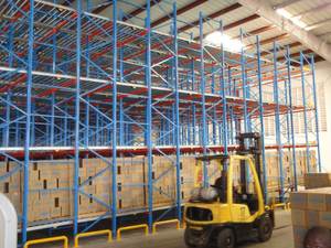 Oem תעשייתי מזרן מתלה חצץ מחסן מיסוך פלדה מדף כוח משיכה זרימת מזרן - Product Image 3