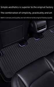 Tapis de sol de voiture complets en caoutchouc TPE pour <span class=keywords><strong>FORTUNER</strong></span> 2009-2022, personnalisables, LHD, 3,5 mm d'épaisseur, toutes saisons, garantie 3 ans - Product Image 4