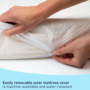 Colchón de Látex de Coco Natural Personalizable para Cuna de Bebé con Funda Extraíble, Diseño Moderno - Product Image 6