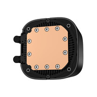 Radiateur de refroidissement par eau pour processeur tout-en-un DEEPCOOL Ice Element LE720 360 Blanc, ventilateur de refroidissement ARGB / pompe à eau à faible bruit