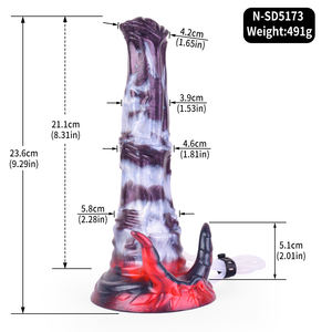 NNSX Dildo éjaculateur avec ventouse, pulvérisation de liquide, dildo éjaculateur en forme de <span class=keywords><strong>cheval</strong></span>, dildo éjaculateur anal, stimulation de la prostate, jouets sexuels pour hommes - Product Image 2