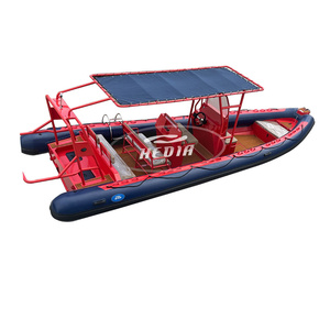 CE Hedia Patrol DL760 Aqua <span class=keywords><strong>Marina</strong></span> bote inflable motor eléctrico casco rígido bote inflable para la venta - Product Image 6