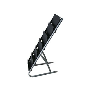 Sala de espera de acero inoxidable oro periódico información Rack - Product Image 1