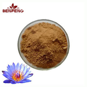 Poudre d'extrait de lotus bleu brun de qualité alimentaire certifiée HACCP/COA <span class=keywords><strong>10</strong></span>:<span class=keywords><strong>1</strong></span> avec lutéoline et quercétine, emballage en fût - Product Image 1