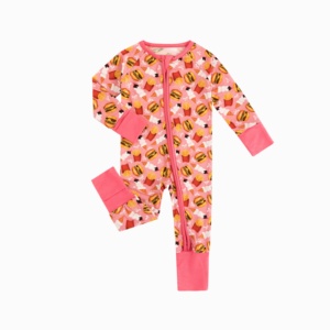 Miozing Bebek Uyku Tulumu Yürümeye Başlayan Çocuk Pijama Takımı 180gsm Bambu Bebek Kıyafetleri Zarf Yaka Bebek Tulumu Hemen Gönderime Hazır Bebek Kıyafetleri - Product Image 1