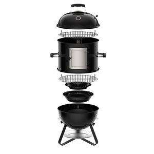 Multi Functional Smoking And Grilling Oven 18.5 Inch Charcoal Grill Outdoor Smoker For Meat And Fish - Product Image 2