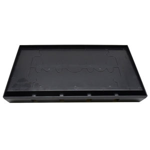 Plateau de tondeuse à <span class=keywords><strong>cheveux</strong></span> chaud Organisateur de tondeuse de salon noir antidérapant Boîte de rasoir avec 4 supports de tondeuse professionnels crantés - Product Image 5