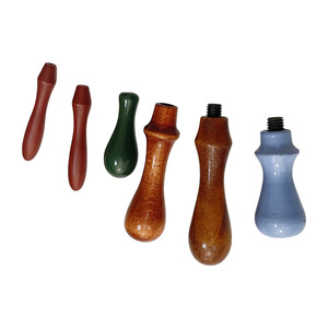 Mangos de madera de haya y palisandro con orificios pasantes para utensilios de cocina y herramientas, diseño rústico duradero - Product Image 4