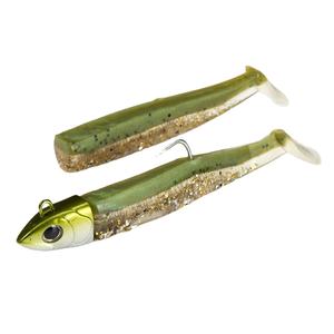 pêche en eau salée 90g noir méné leurre appât artificiel T queue poisson métal gabarit dur souple en plastique leurre de pêche - Product Image 1