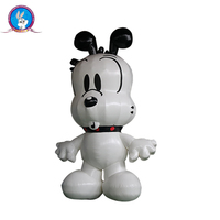 Chien gonflable géant en PVC pour la publicité extérieure, avec couleur personnalisée et impression UV - Vente à prix réduit