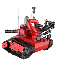 Robot Pemadam Kebakaran RXR-M40D-880T, Alat Pemadam Kebakaran Meriam Air 40L/S Jangkauan 65M, Peralatan Pemadam Kebakaran RC