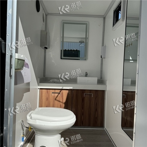 Baño Prefabricado Móvil para Exteriores, Cabina Portátil VIP para Eventos, Remolque de Baño Móvil VIP - Product Image 5