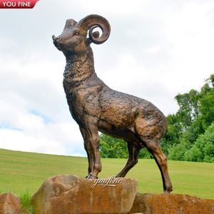 Statua di testa di cinghiale in bronzo grande colata giardino esterno - Product Image 5