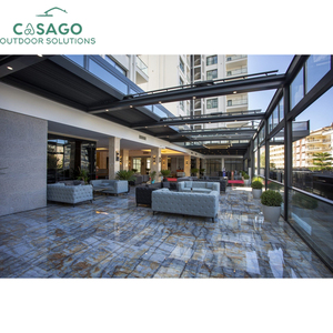 Pérgola de Aluminio con Techo Retráctil de Grado Comercial - Resistente al Agua IP65 y al Viento <span class=keywords><strong>para</strong></span> <span class=keywords><strong>Terraza</strong></span> de Restaurante - Product Image 6