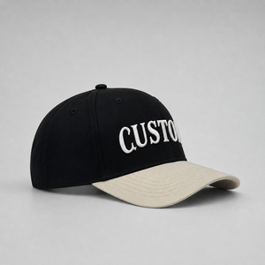 Gorra de Béisbol Clásica Unisex de Moda Urbana Negra con Logotipo Bordado Personalizado de Algodón Lavado Vintage al por Mayor - Product Image 2