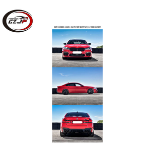 CZJF nuevo exterior completo parachoques trasero delantero difusor falda lateral kit de carrocería ancha para BMW 5 G30 G38 actualizaciones <span class=keywords><strong>M5</strong></span> F90 LGI 2021 <span class=keywords><strong>2022</strong></span> - Product Image 5