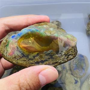 Piedras de Cristal de Ópalo Arcoíris Naturales al por Mayor, de Alta Calidad, Cristal Etíope Pulido Reiki, para Regalos y Decoración - Product Image 4