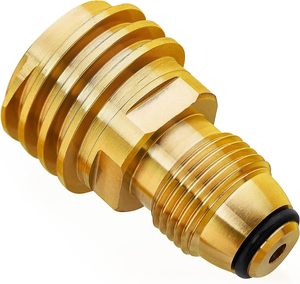 L'adattatore per serbatoio a propano 6.4 DDP converte la valvola di servizio del serbatoio POL LP in tubo o regolatore QCC1/Type1-vecchio in nuovo - Product Image 1