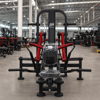Presse à épaules assise à charge libre pour bras indépendants, équipement de musculation professionnel pour salle de sport, acier Q235 3,0 mm GM-P008-S