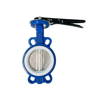 Vanne papillon à joint plat DI/SS304 4'' 6'' à bas prix, siège PTFE/EPDM PN10 BS EN DIN ANSI, personnalisable OEM, fonctionnement à faible couple - Product Image 6