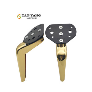 Gambe per <span class=keywords><strong>Divano</strong></span> YANYANG, Supporto Conico Inclinato 15cm, Piedi in Metallo Affusolati per Tavolo e Letto, 6 Pollici - Product Image 2