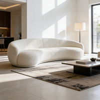 Luxuriöses Dreisitzer-Schlafsofa Internet-Berühmtheit Master's Embrace Faulenzerliege Modernes Design Apartment-Hotel-Set