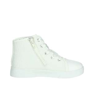 Sneakers Gaelle Paris Bianco High Top in tela per ragazze - Product Image 4