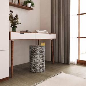 Modern Round <b>Mother</b> of Pearl Multifunctional Living Room Coffee Table Mosaic Furniture Decor Home Made in Vietnam - Product Image 2
