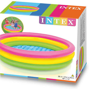 <span class=keywords><strong>Intex</strong></span> 57422 Easy Set Glow Piscina inflable <span class=keywords><strong>para</strong></span> niños 58 "X 13" Baby Inflat 3-Ring Kids Play Easy Set Glow Pool - Product Image 2
