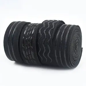 Factory Price Custom Swimwear/Underwear Silicone Rubber Band Elastic Latex Rubber Strap Non-slip Natural Rubber Tape