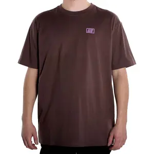 Camiseta masculina de algodão 100%, camiseta de manga curta respirável e digital para homens