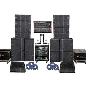 Hot Sale Professional Concert Sound System Dual 10 Inch Line Array Two-Way Passive Speakers with Metal Shell from Ti Pro Audio