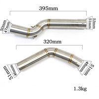 CHMotor - Accessoires de tuyau de liaison intermédiaire d'échappement de moto - Système d'échappement pour Honda CBR600RR CBR 600RR CBR 600 RR 2005 -2017 2018