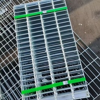 Grille de plancher en acier galvanisé à chaud, grille de passage industrielle, grille de plateforme pour usine, entrepôt