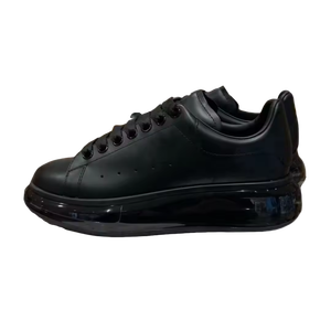 Zapatos Blancos de Moda para Primavera y Otoño, Nuevos con Suela Gruesa Tipo Muffin, Forro de Cuero, Zapatillas Casuales de Diseñador para Hombre - Product Image 3