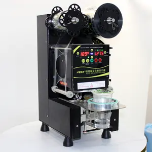 Коммерческая машина для запечатывания чая Boba, машина для запечатывания пузырьков чая, упаковочная машина для Boba