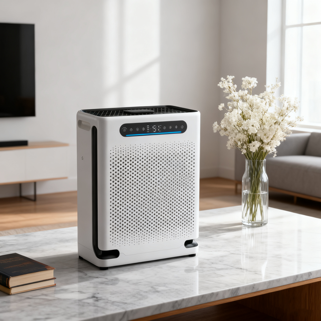 New Design PM 2.5 Display Air Cleaner Bedroom Hepa 13 Filter Desktop House Air Purifier for Room Office Purificateur Dair