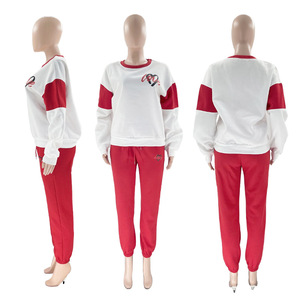Drop Shoulder 2025 Women <strong>Clothes</strong> Casual Fleece Tracksuit Sweatsuit Set Custom <strong>Logo</strong> Two Piece Hoodie and Sweatpants Set for Women - Product Image 5