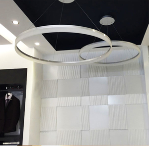 Pendentif rond moderne en métal et acrylique avec anneau LED pour salle à manger îlot <span class=keywords><strong>de</strong></span> cuisine - Product Image 6