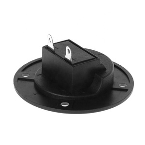 Terminal rond tasse connecteur pièces pince à ressort Double reliure poste vis fil or voiture Subwoofer haut-parleur boîte noir - Product Image 2