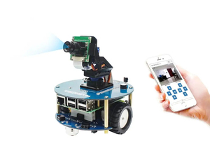 Robot intelligent vidéo sans fil Waveshare AlphaBot2, alimenté par Raspberry Pi 4 modèle B, prise d'alimentation US/EU K614 - Product Image 2