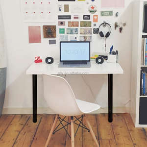 Moderne Metallmöbelbeine Verstellbare Hohe Metall-Schreibtischbeine Runde Stahl-Bürotischbeine Restaurant-Esstischbeine - Product Image 5