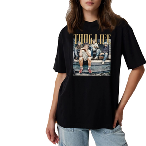 เสื้อยืดคอกลมแขนสั้นผ้าฝ้าย 100% สไตล์น่ารักสำหรับผู้หญิง พิมพ์ลายด้วยเทคนิคฮีททรานเฟอร์ ทรงปกติ ใส่ได้ทุกวันในช่วงฤดูร้อน - Product Image 2