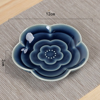 Sous-plat en céramique de style américain, design détachable, fabrication de précision, pour dim sum, porte-gobelet, petit plat à thé aux fruits, plateau à fruits secs et collations