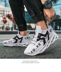 รองเท้าผ้าใบลำลองผู้ชาย Soso รุ่น Blade Just Flying แบบสาน ระบายอากาศได้ดี น้ำหนักเบา ไซส์ 11 12 แฟชั่นฤดูร้อน - Product Image 4