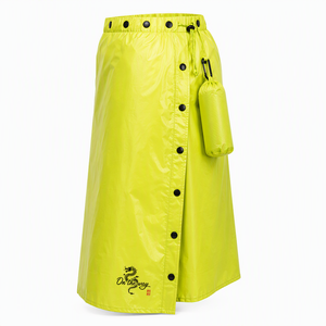 Ultraleichter Wasserdichter Regenrock für Damen 15D Nylon Packbarer Regen-Kilt mit Verstellbarer Taille für Wandern Radfahren Camping Großhandel - Product Image 2