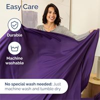 Parure de Lit de Luxe 4 Pièces en Microfibre Brossée avec Draps à Bonnets Profonds