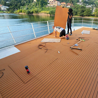 HEROES Revêtement de sol pour bateau en teck synthétique auto-adhésif brossé, tapis de bateau en mousse EVA pour extérieur