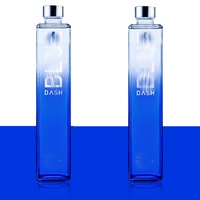 Bouteilles en verre de cristal Zhengshun haut de gamme en gros pour vin de fruits, vodka, brandy, avec bouchon à vis scellé, design créatif, 750ml/700ml, langue de dragon