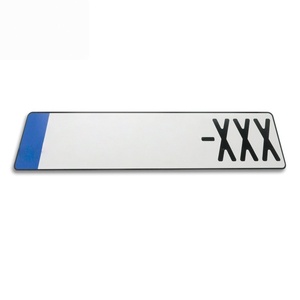 Cadre de plaque d'immatriculation, fabrication directe en usine, processus d'impression de plaque d'immatriculation en aluminium de norme européenne, cadre de plaque d'immatriculation de voiture - Product Image 5